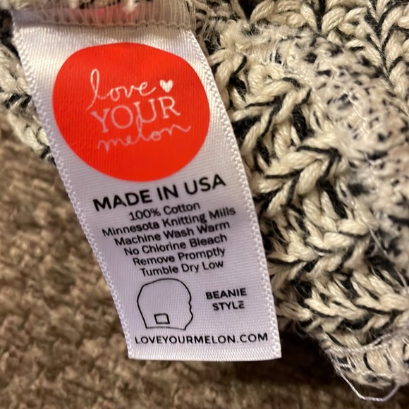 Love your melon knit hat, new - Picture 3 of 6